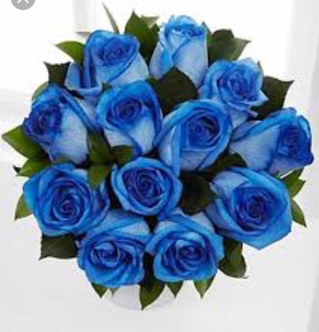 Proposta bouquet odierna...fiori blu - 11