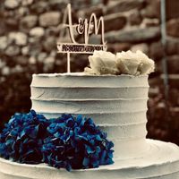 Iniziali personalizzate con la data del matrimonio