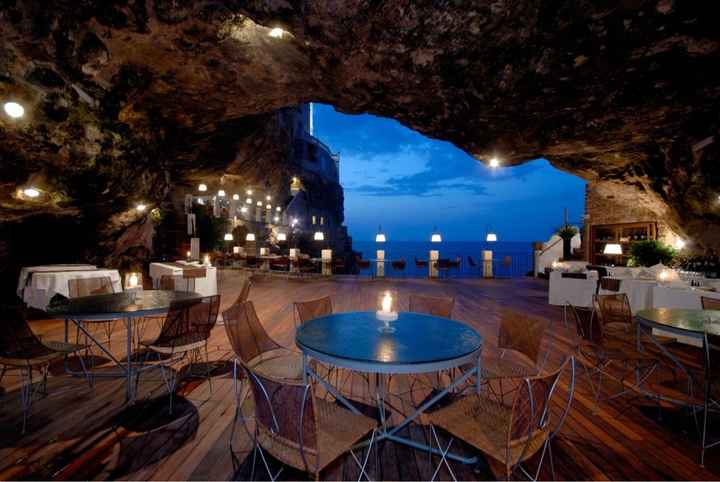 Ristorante nella grotta a polignano a mare - 1