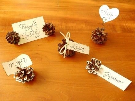 Segnaposto fai da te