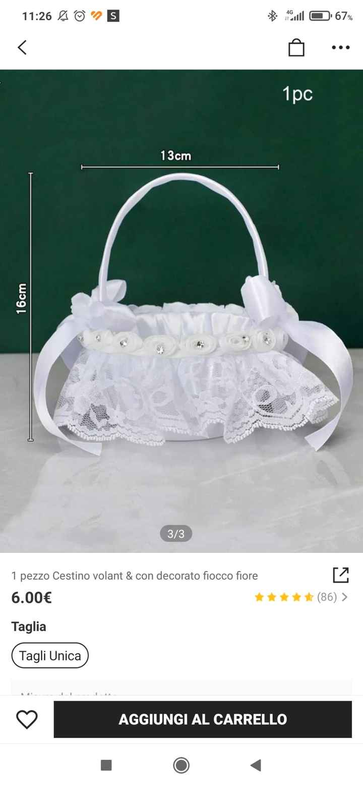 Cestini spargipetali cosa scegliere? - 1