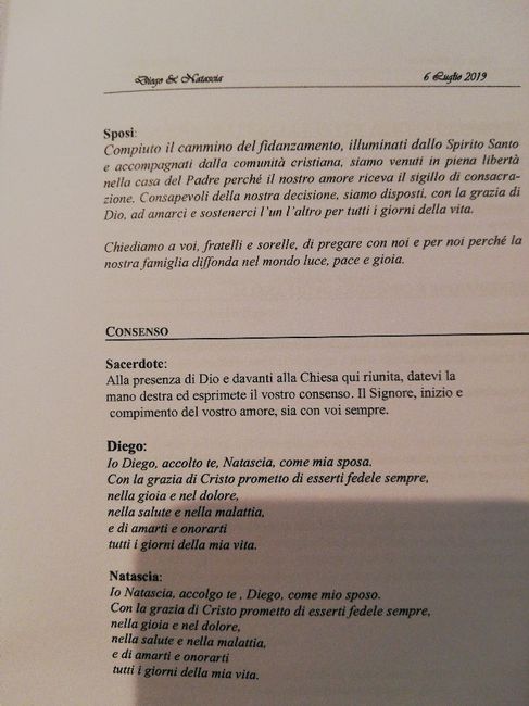 Libretti cerimonia - 1