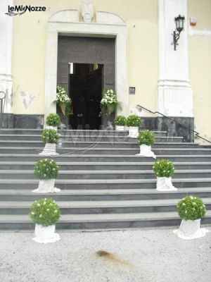 Addobbi esterno chiesa - 3