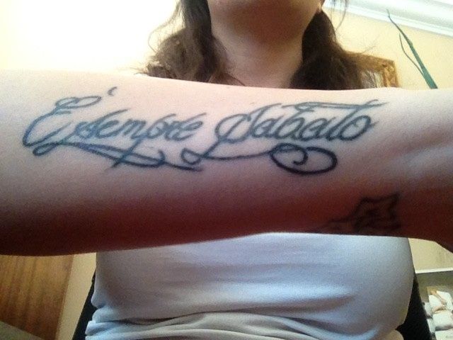 il mio lui si chiama Sabato...