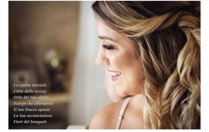 Condividi il tuo identikit sposa - 1