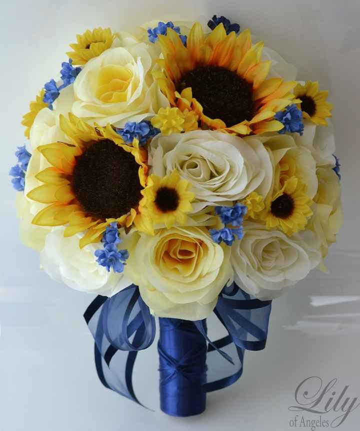 girasoli e blu