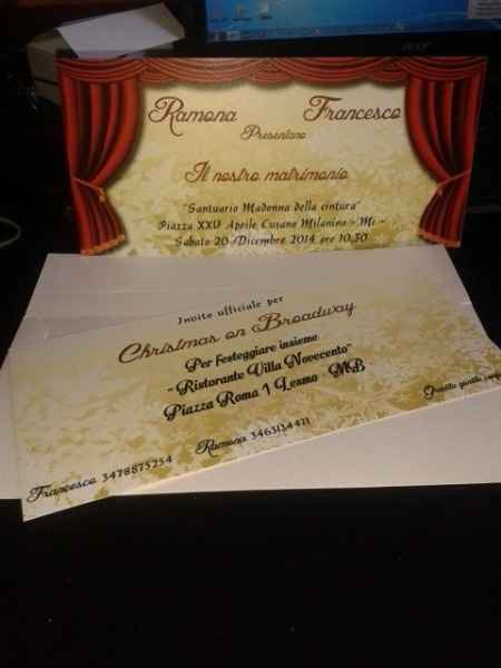 Partecipazioni:uno spettacolo o matrimonio??? - 1