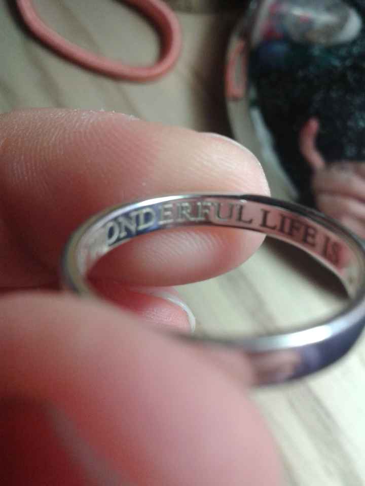 Incisione fedi in stampatello - 1