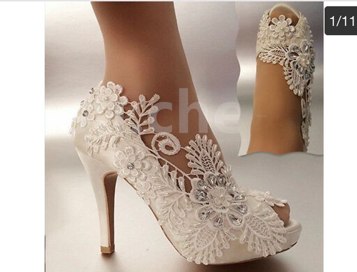 Scarpe bianco seta 3
