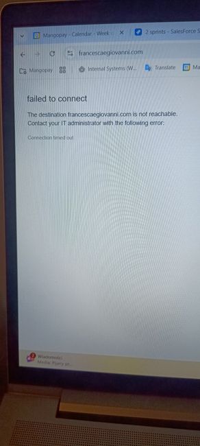 Problemi con il Wedding Site - 1