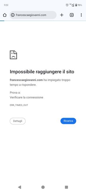 Problemi con il Wedding Site - 2