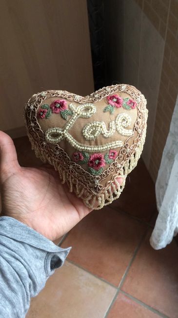 Cuscino portafedi - 1