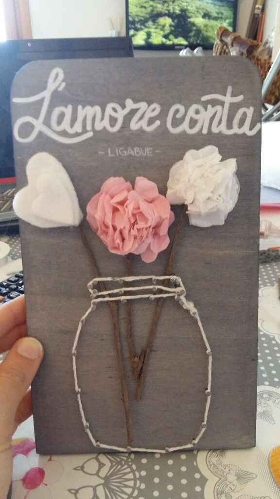 Tableau e segnatavoli fai da me - 2