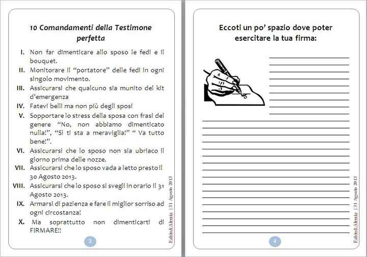 Manuale della perfetta testimone pag 3-4