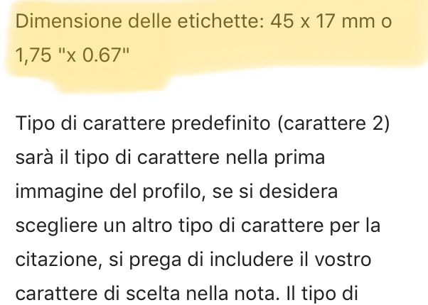 Etichette bolle 😍 3