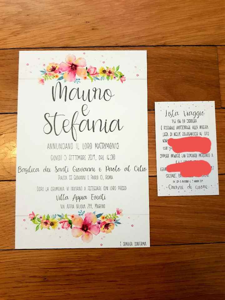 Le nostre partecipazioni 💕 - 1