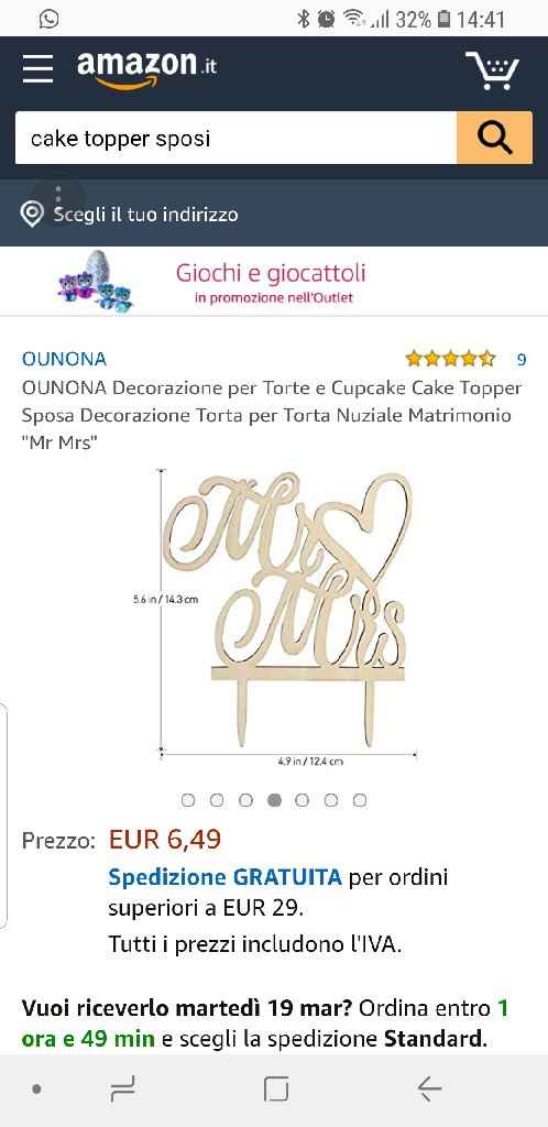 Trovato anche il cake topper😃🥰 - 1