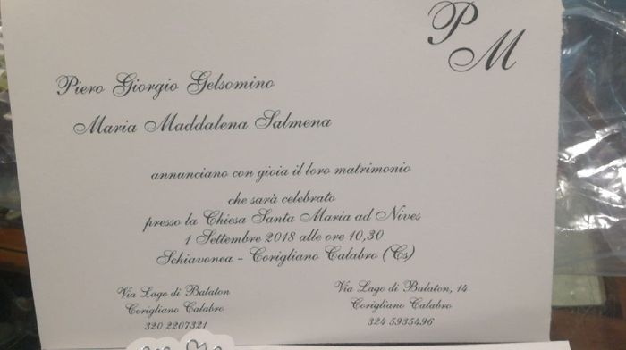 Partecipazioni....❤🌸 - 1