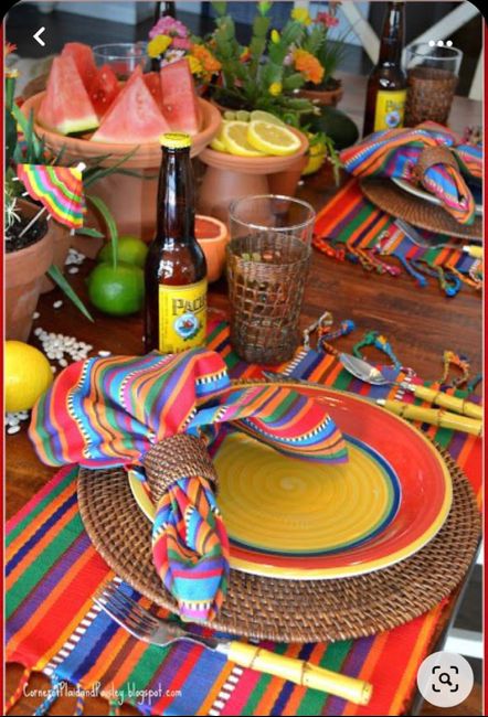 Tema Mexico: la mise en place coloratissima 7