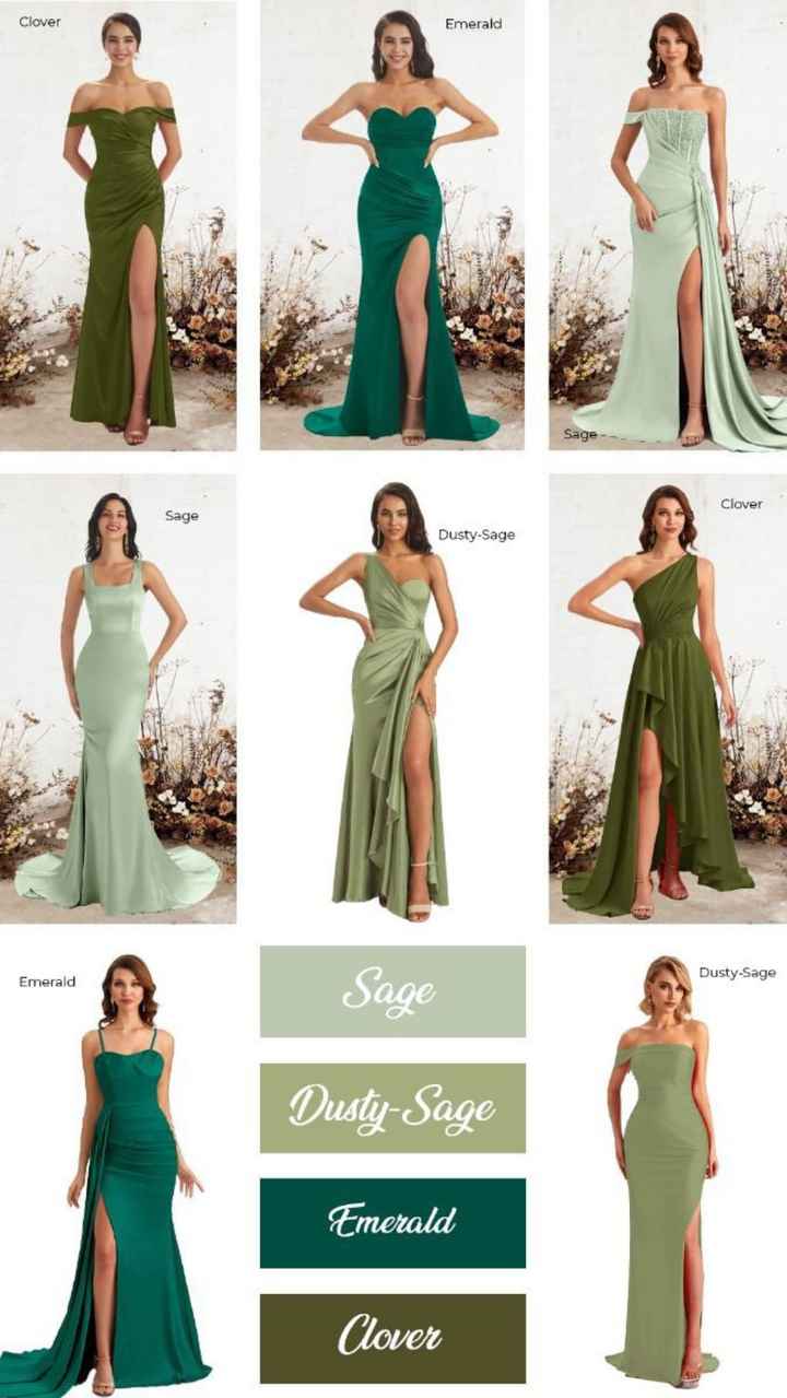 Abito sorella damigella - 1