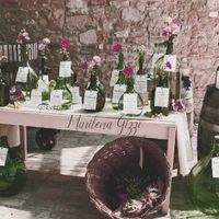 Tema vino e segnaposti con i tappi di sughero - 6