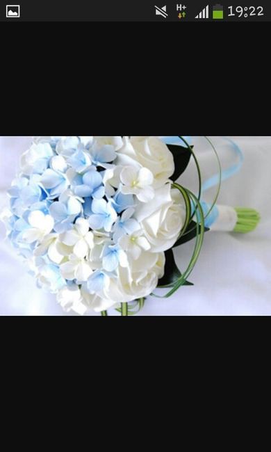  Fiori fine maggio colori azzurro/blu - 3