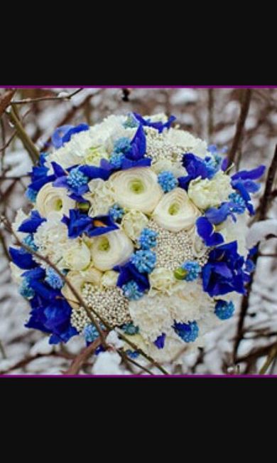  Fiori fine maggio colori azzurro/blu - 4