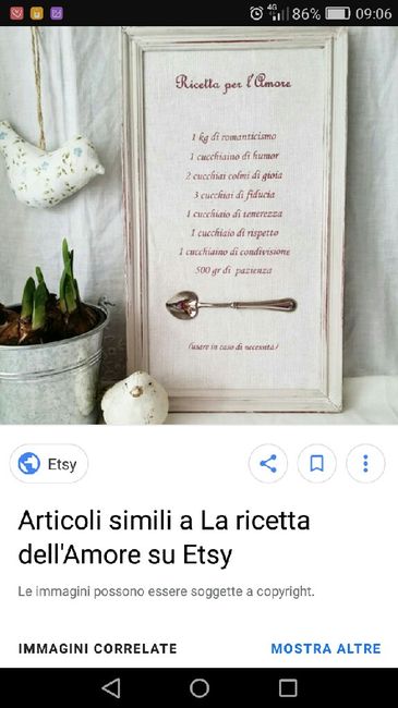 Ricetta dell'amore 1