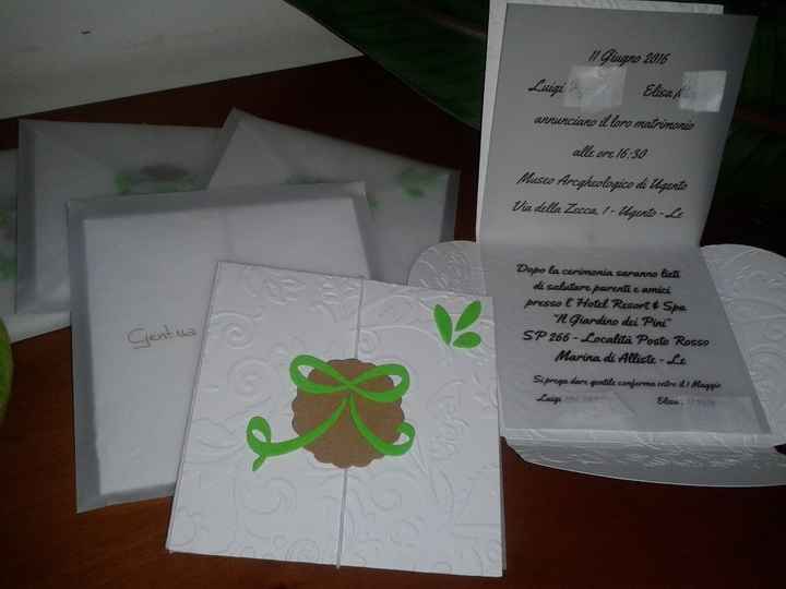 inviti cartoncino, gomma crepla e carta da lucido