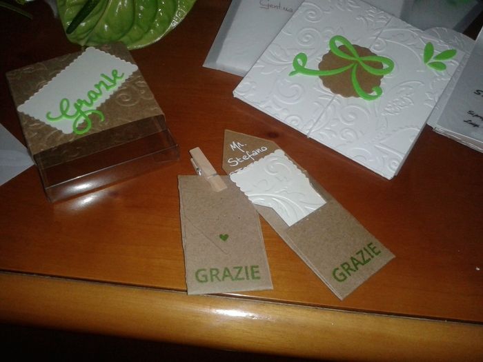 Mini bustine - escort card 
