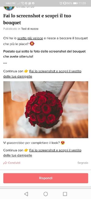 Fai lo screenshot e scopri il tuo bouquet 15