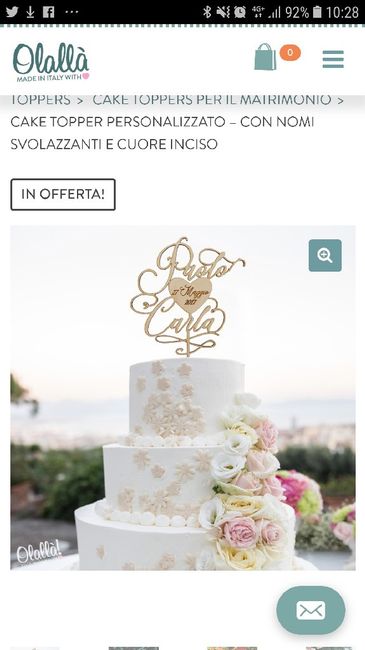 è arrivato il cake topper! - 1