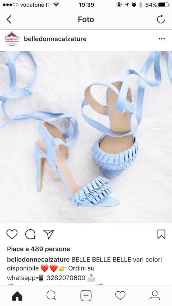 Cercasi scarpe azzurro serenity - 1