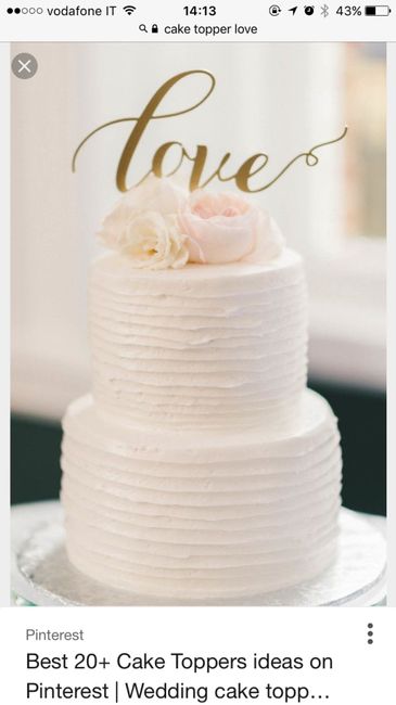Cake topper - 1