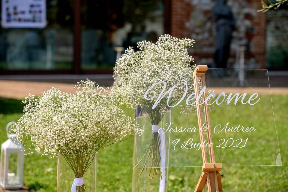 Plexiglass matrimonio