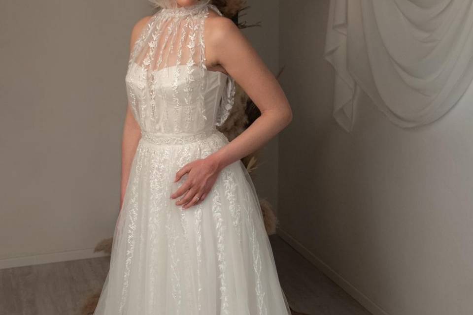 Romantic wedding dress