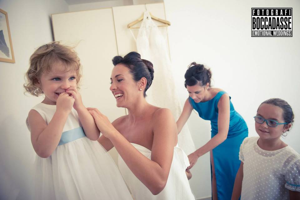 Preparazione sposa