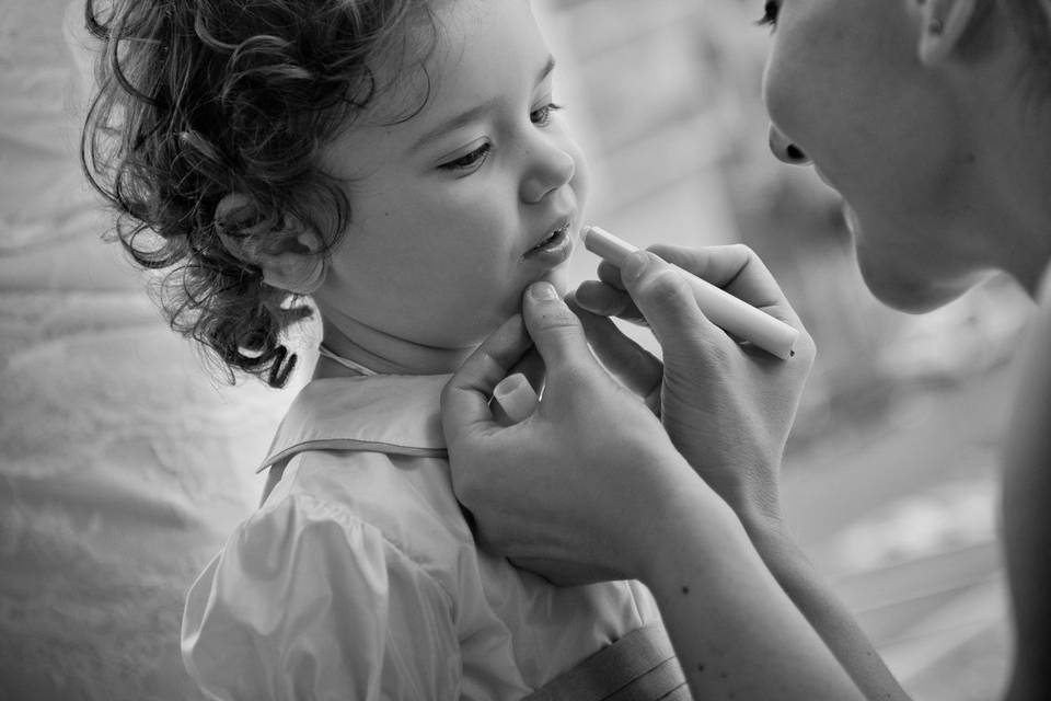 Preparazione sposa