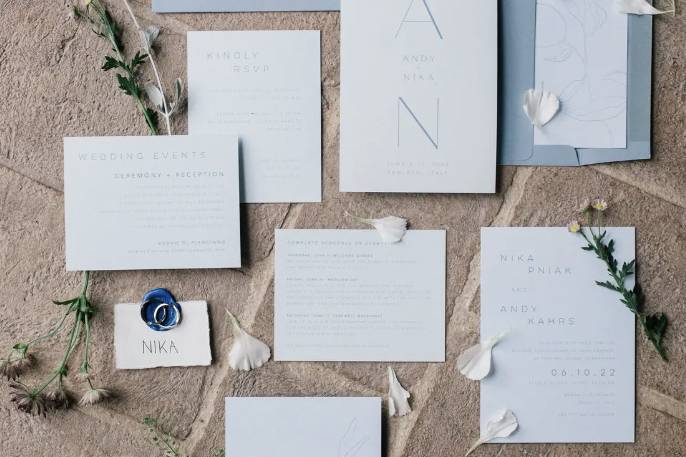 Wedding stationery