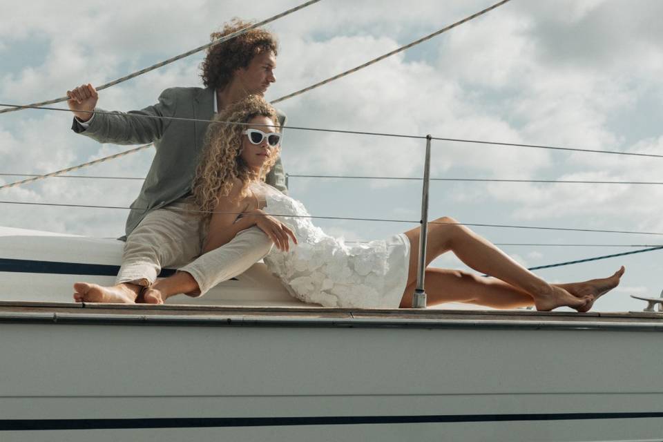 Matrimonio in barca