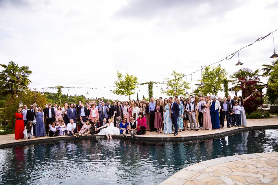 Foto di gruppo - piscina