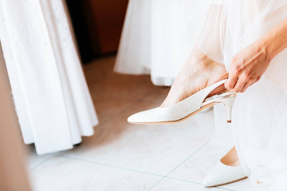 Dettagli - scarpe - sposa