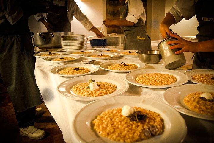 La preparazione della cena