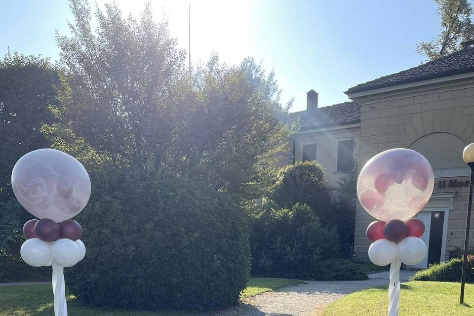 Colonne addobbo palloncini