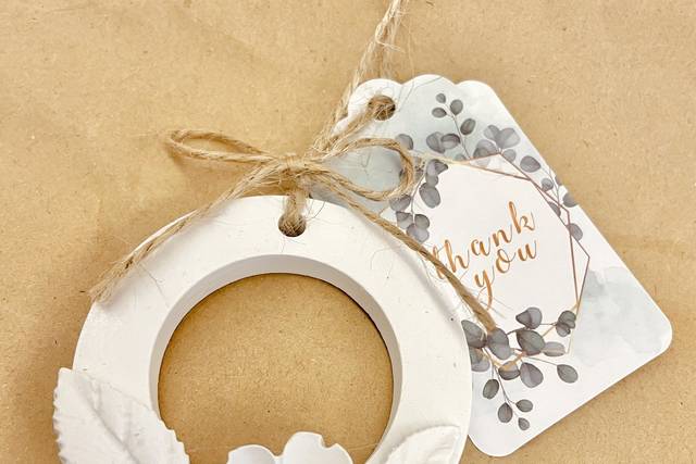 Segnaposto in gesso ceramico
