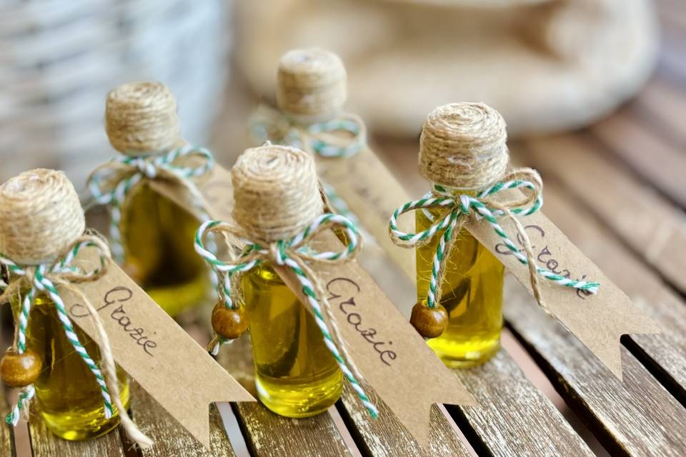 Mini bottiglie olio