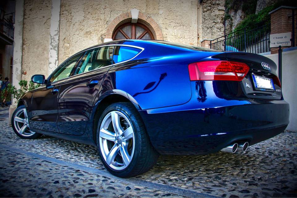 Audi a5 sportback blu