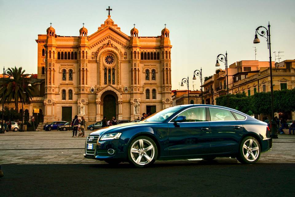 Audi a5 sportback blu