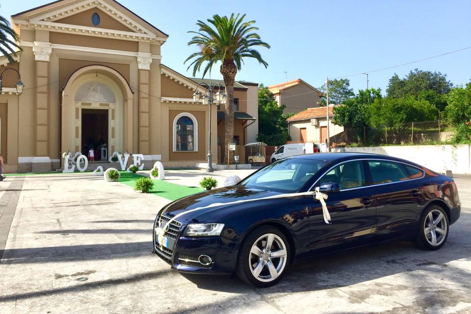 Audi a5 sportback blu