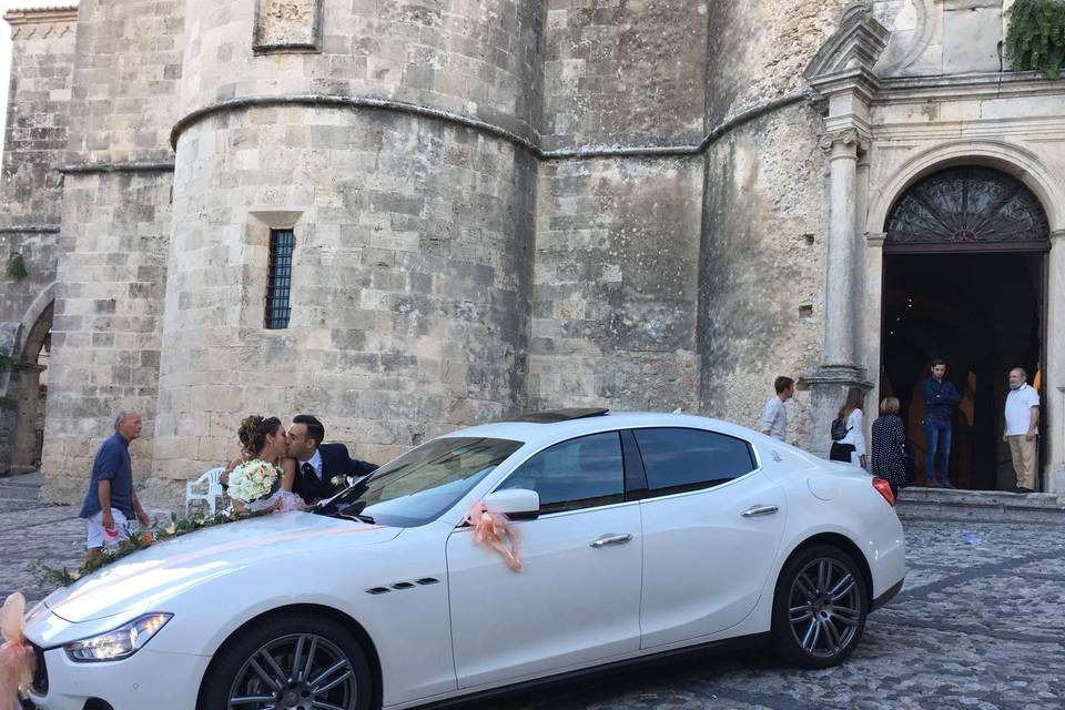 Maserati ghibli bianca